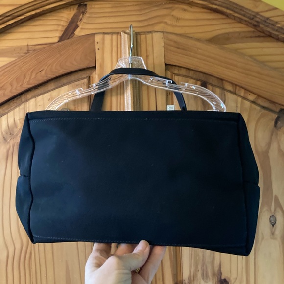 Dooney & Bourke black fabric leather satchel purse - Picture 7 of 8